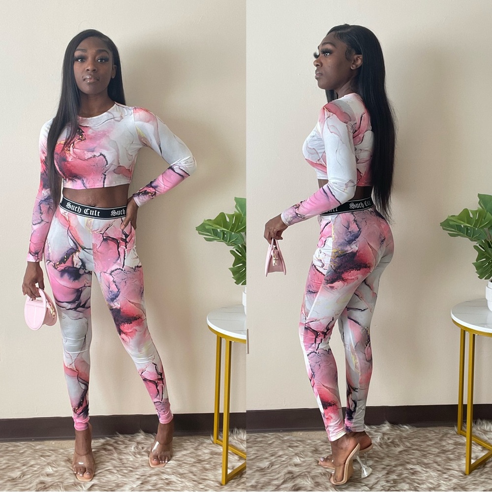 Pink Marble Set